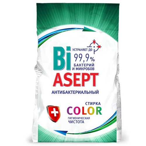 Стиральный порошок BiASEPT Color, автомат, антибактериальный, 3 кг