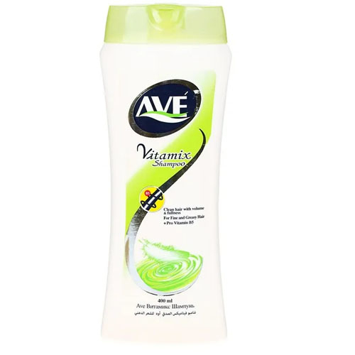 Шампунь AVE Vitamix Shampoo, для жирных и тонких волос, 400 мл