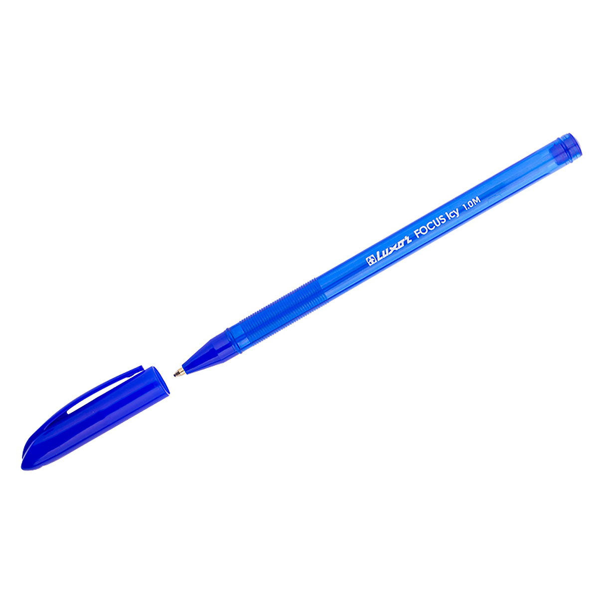 Ручка шариковая Luxor Focus Icy, 1 мм, синяя