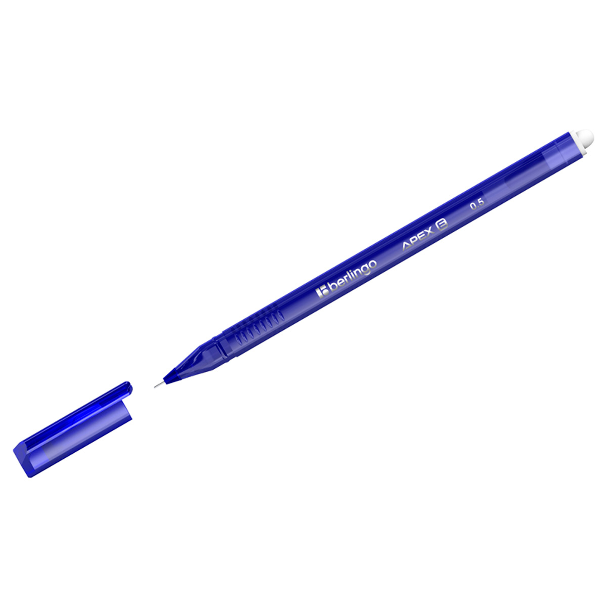 Ручка гелевая BERLINGO Apex стираемая, трехгранная, 0,5 мм, синяя