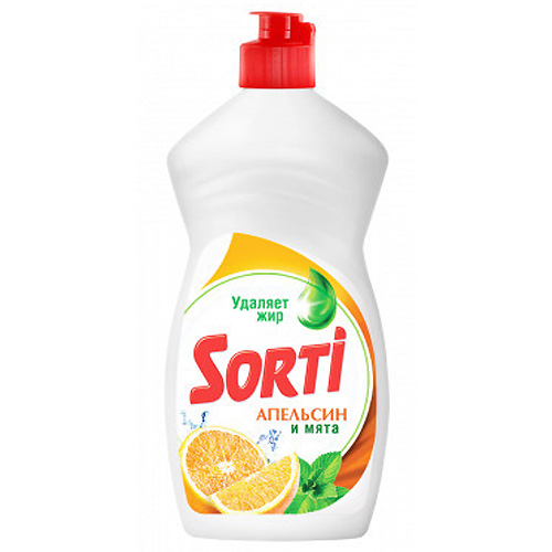 
Жидкость для посуды SORTI Апельсин Мята, 900 мл