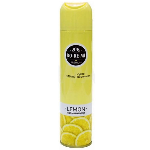 Освежитель воздуха ДО-РЕ-МИ Премиум «Лимон», 330 мл