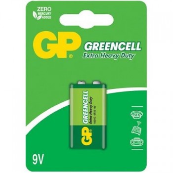 батарейка GP 6R22 (9V) крона Greencell/блистер 1шт/200x10