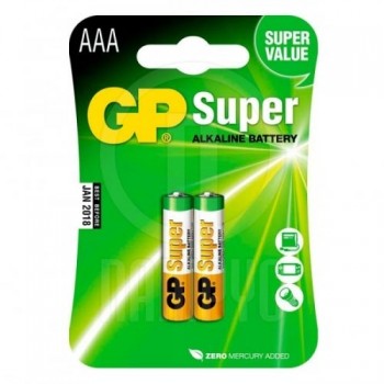 батарейка GP LR03 (AAA) Super цена за 2шт/AZ/80x10 К