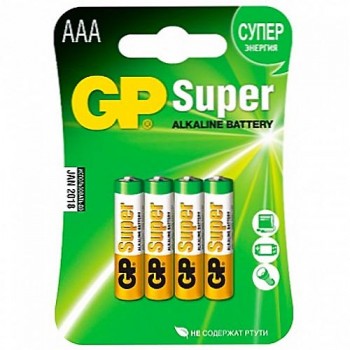 батарейка GP LR6 (AA) Super цена за 4шт/80x10