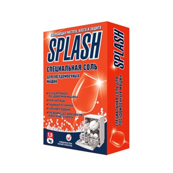 Splash специальная соль для посудомоечных машин, 1.5кг