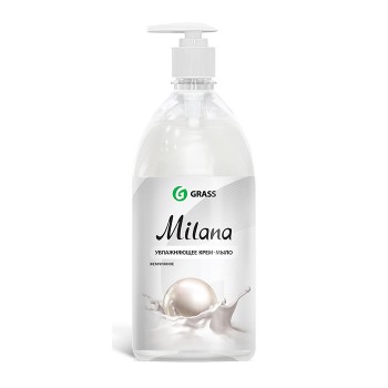 Жидкое крем-мыло MILANA жемчужное 1 л 