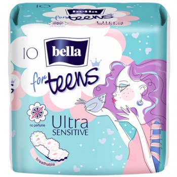 прокладки Bella for teens Sensitive Extra Soft 10шт/36