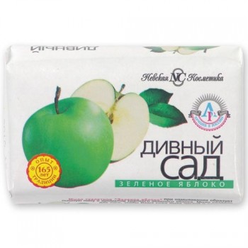 мыло туал Дивный сад Зеленое яблоко 90гр/НевКос/72x6 К