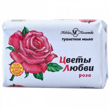 мыло туал Цветы любви Роза НевКос  90гр/НевКос/72x6 К