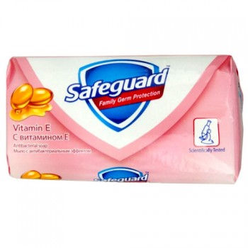 мыло туал Safeguard Взрыв розового Витамин Е 90гр/72x6