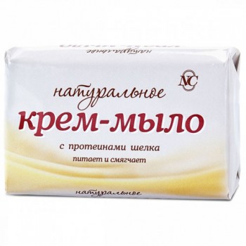 мыло-крем Натуральное/Шелк НевКос 90гр/НевКос/72x6 К