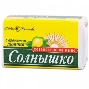 мыло хоз Солнышко Лимон НевКос 140гр/НевКос/48x4 К