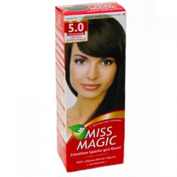 крем-краска Miss Magic 5.0 натур светло-коричневый 50мл/20