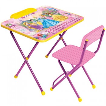 комплект Nika Disney2-Принцесса Disney/стол 570+пен+стул мяг/ от 3лет/Ник/1