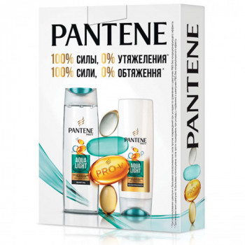 Набор подарочный PANTENE Aqua Light (Шампунь 250 мл + Бальзам 200 мл)