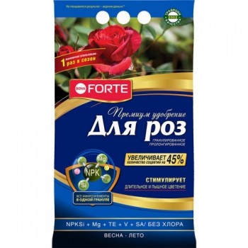 удобрен сух Bona Forte Премиум д/Роз весна/лето пролонгиров/гран 2.5кг/10
