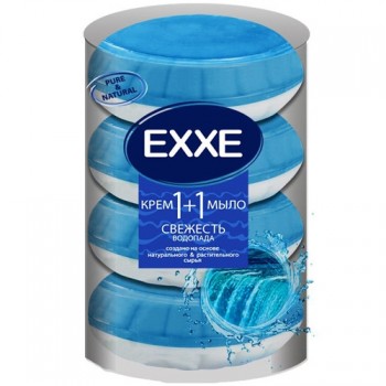 мыло-крем EXXE Fresh Свежесть водопада 4*110гр/16