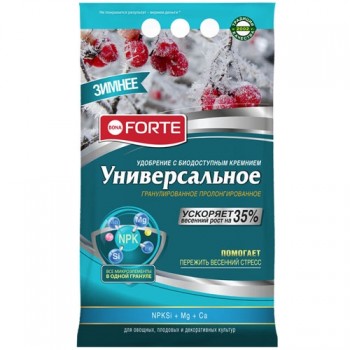 удобрен сух Bona Forte Универс зима с биодоступным кремнием/гран  2.5кг/10