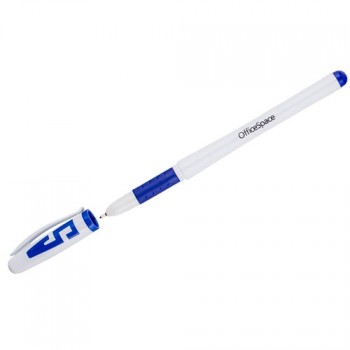 ручка гел син OfficeSpace 1мм игольчатый стержень/РфЦ/1152x12 К