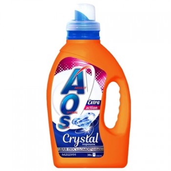 Средство для посудомоечных машин AOS Crystal, 1,5 л