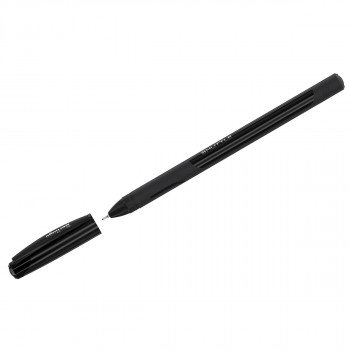 Ручка гелевая BERLINGO Shuttle, 0,5 мм, игольчатый стержень, черная