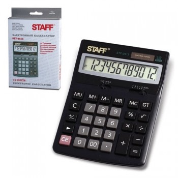 калькулятор Staff настольн 12разрядов 170*125мм/960