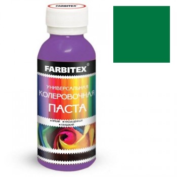 колер FARBITEX Зеленый 0.1л /108x6